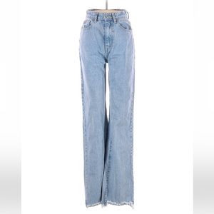 High Rise Wide Leg Loose Fitting Dad Jeans - Sz 6, But Fits like Size 4